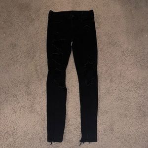 American Eagle: Black Next Level Stretch Jeans